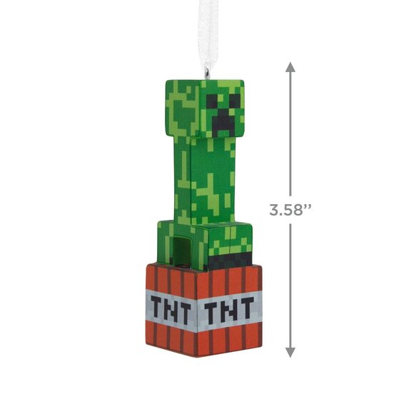 Hallmark Ornaments Minecraft Creeper on TNT Christmas Tree Ornament Decoration - Picture 11 of 11